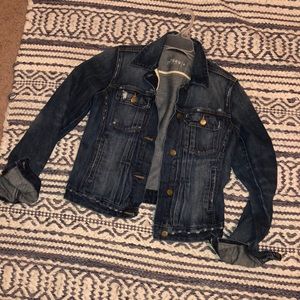 Gap distressed jean jacket
